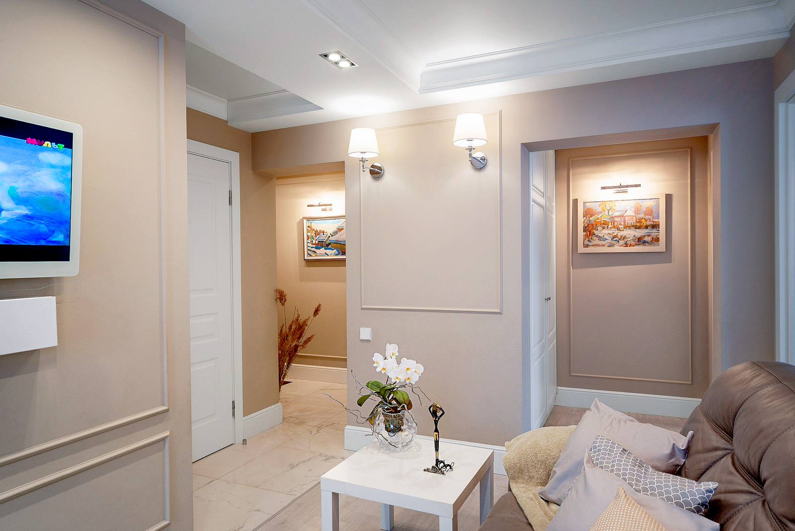 ДИЗАЙН ИНТЕРЬЕРА НЕБОЛЬШОЙ КВАРТИРЫ НА ТИХОРЕЦКОМ ПРОСПЕКТЕ