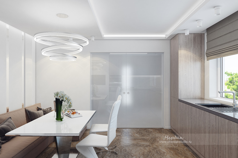 Дизайн-проект четырехкомнатной квартиры в современном стиле