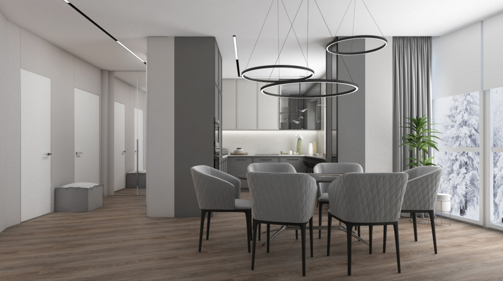 Оливковый в сером