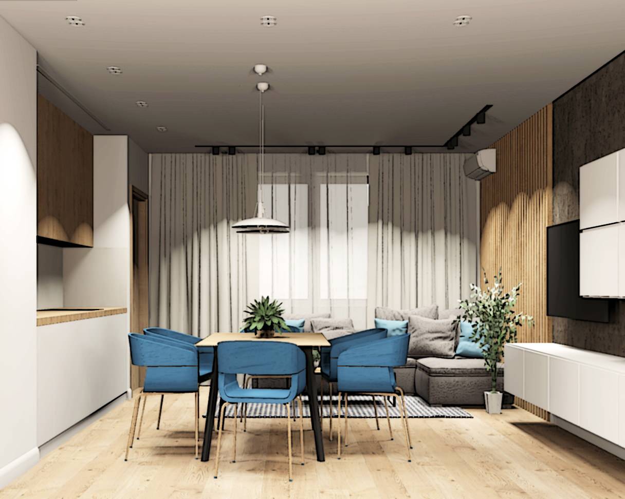 Дизайн интерьера квартиры для Вячеслава