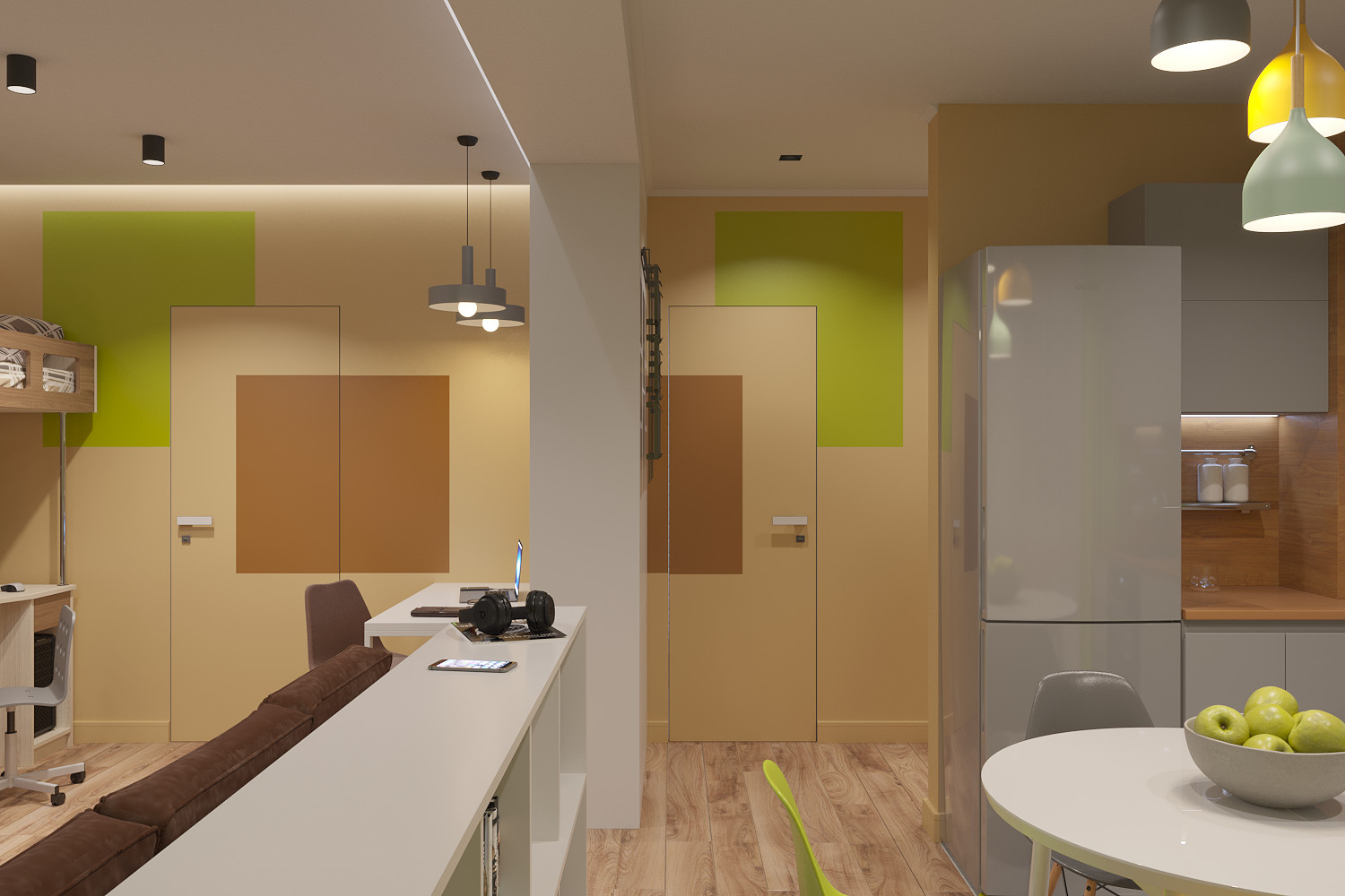 Дизайн-проект квартиры-студии