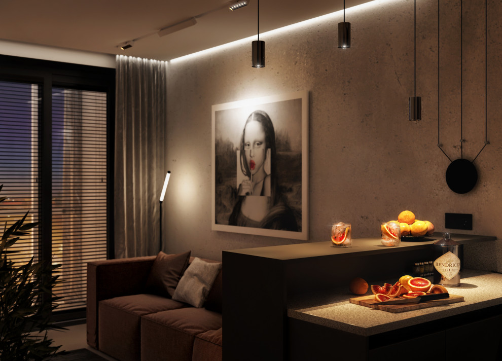 Дизайн-проект В ЖК "Булгаков" г. Сургут.