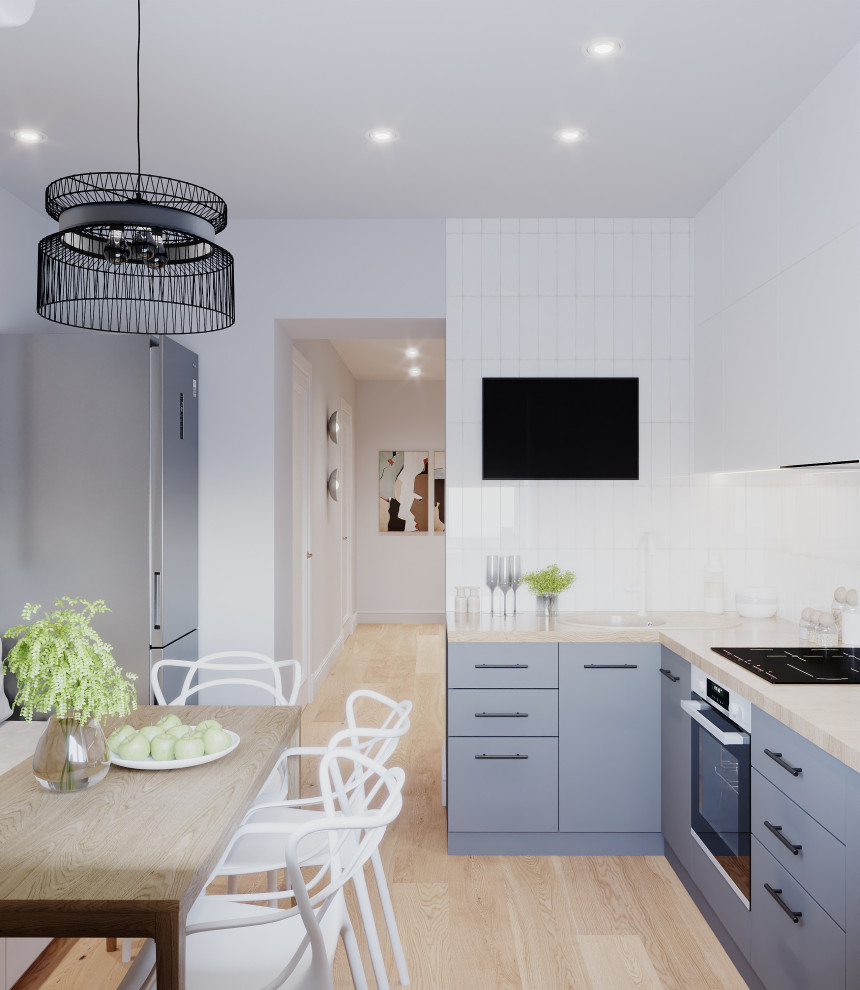 Дизайн светлой кухни