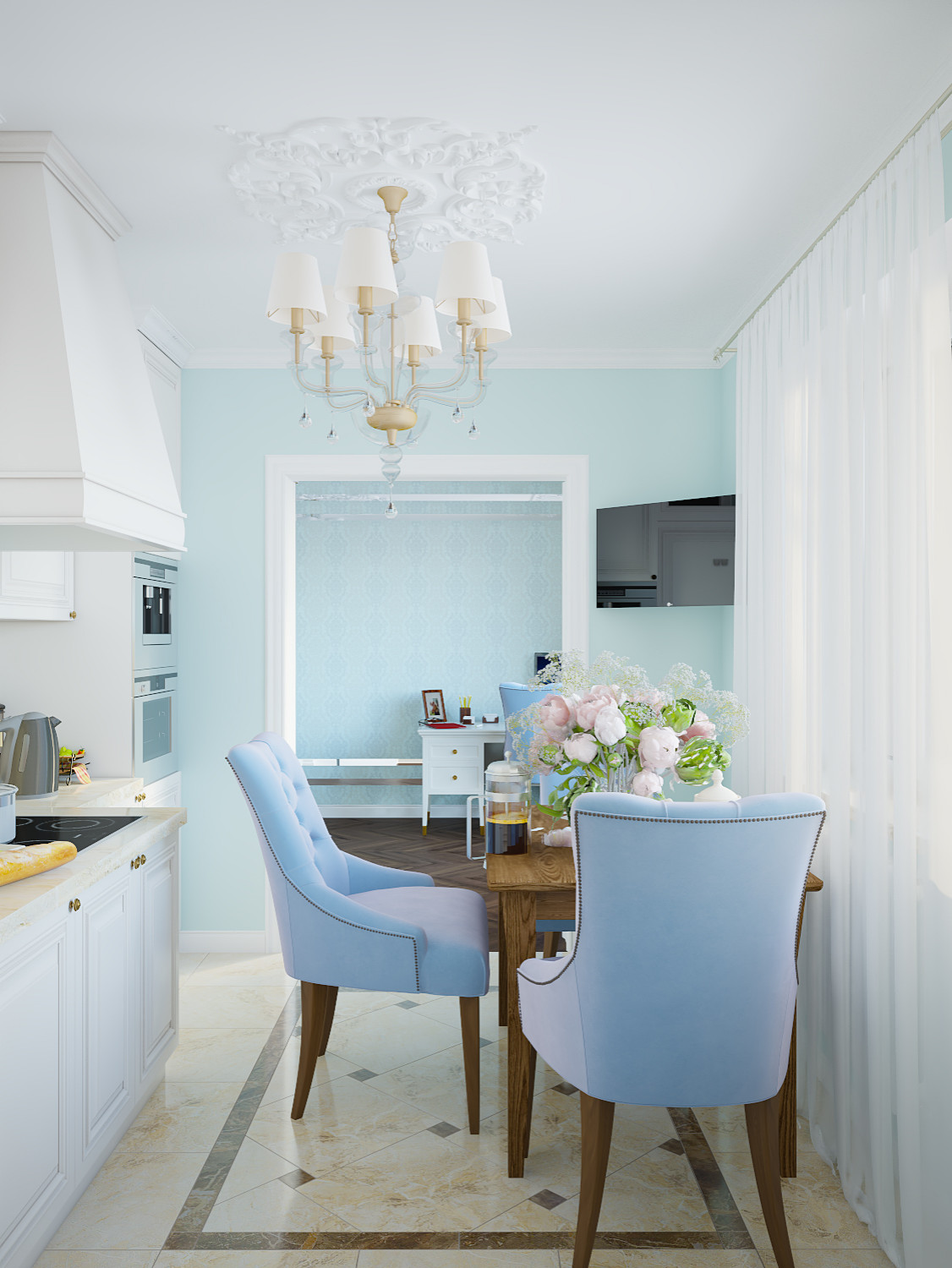 Обложка проекта: Проект квартиры в районе метро Кантемировская