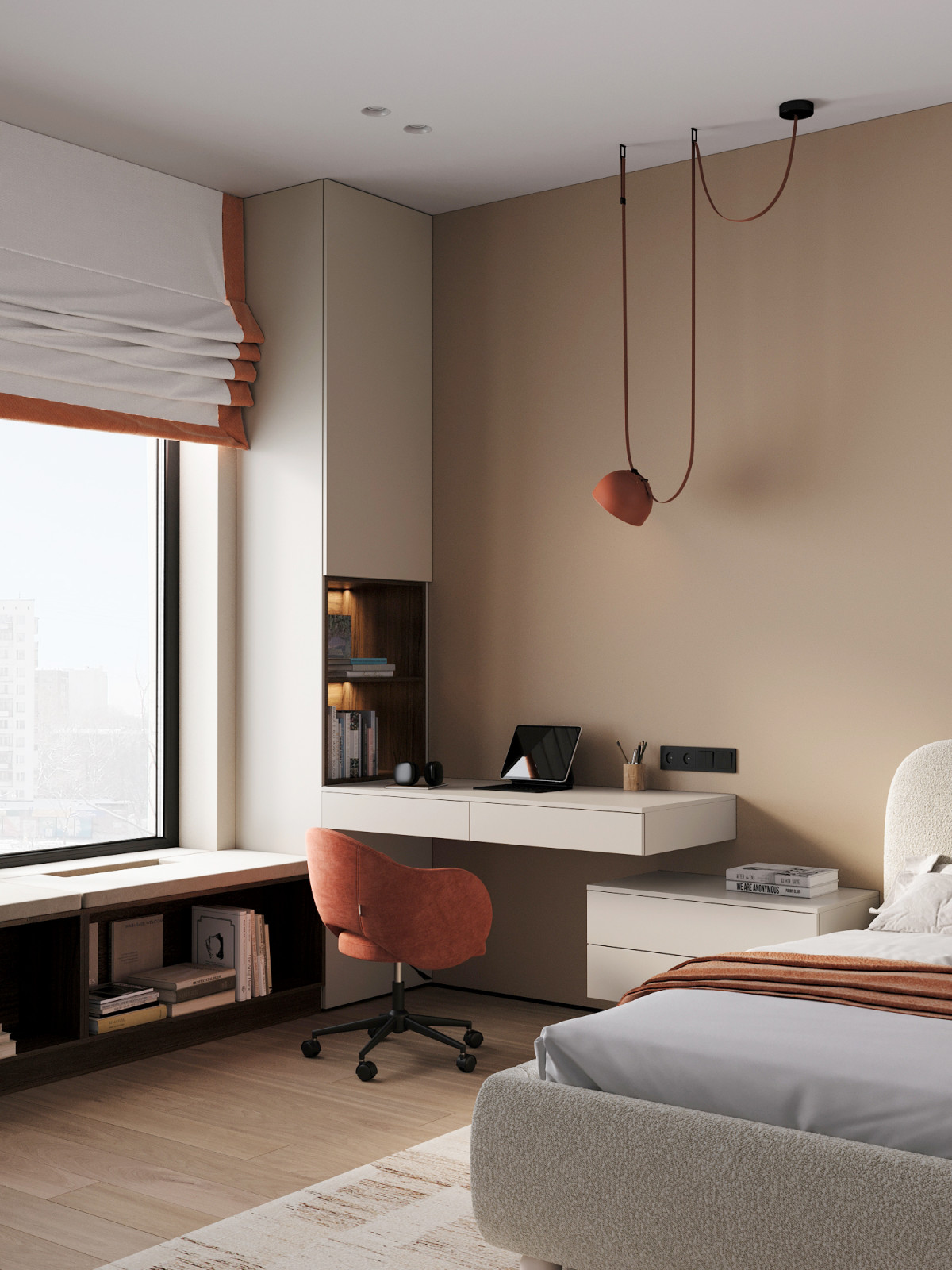 ЖК «Grand View» - квартира площадью 111,8 м2 в стиле уютный минимализм