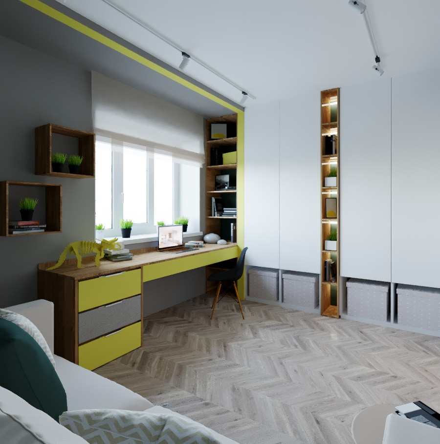 Яркая комната для подростка