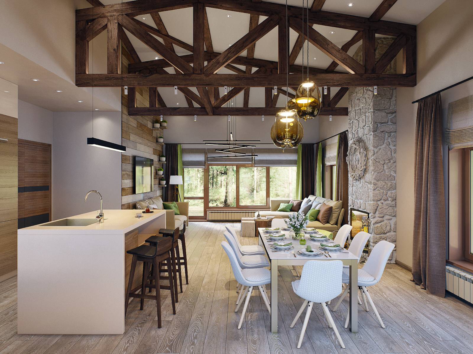 Кухня - гостиная