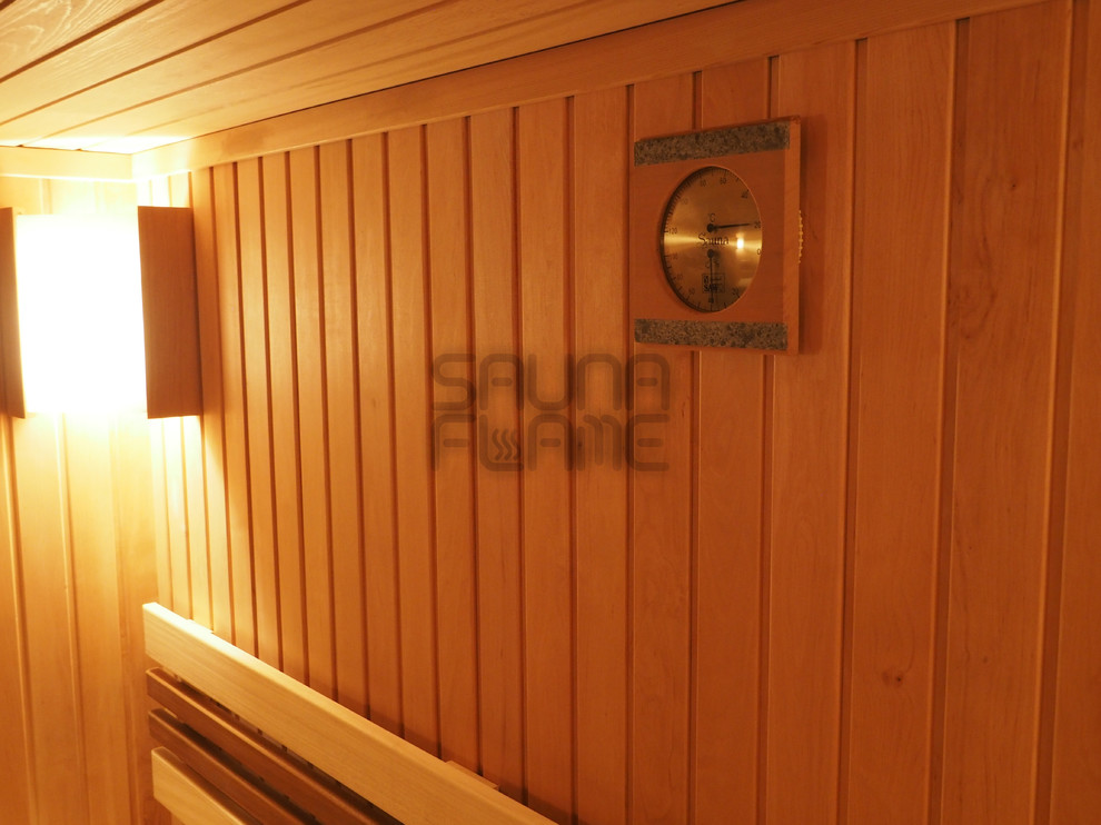Сауна с печью в талькохлорите