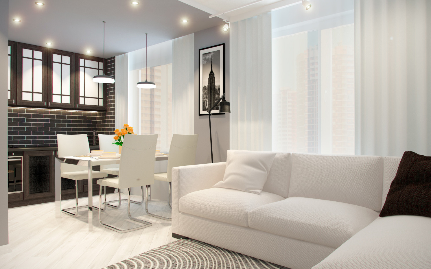 Обложка проекта: Скандинавский минимализм в Москве. Реконструкция.