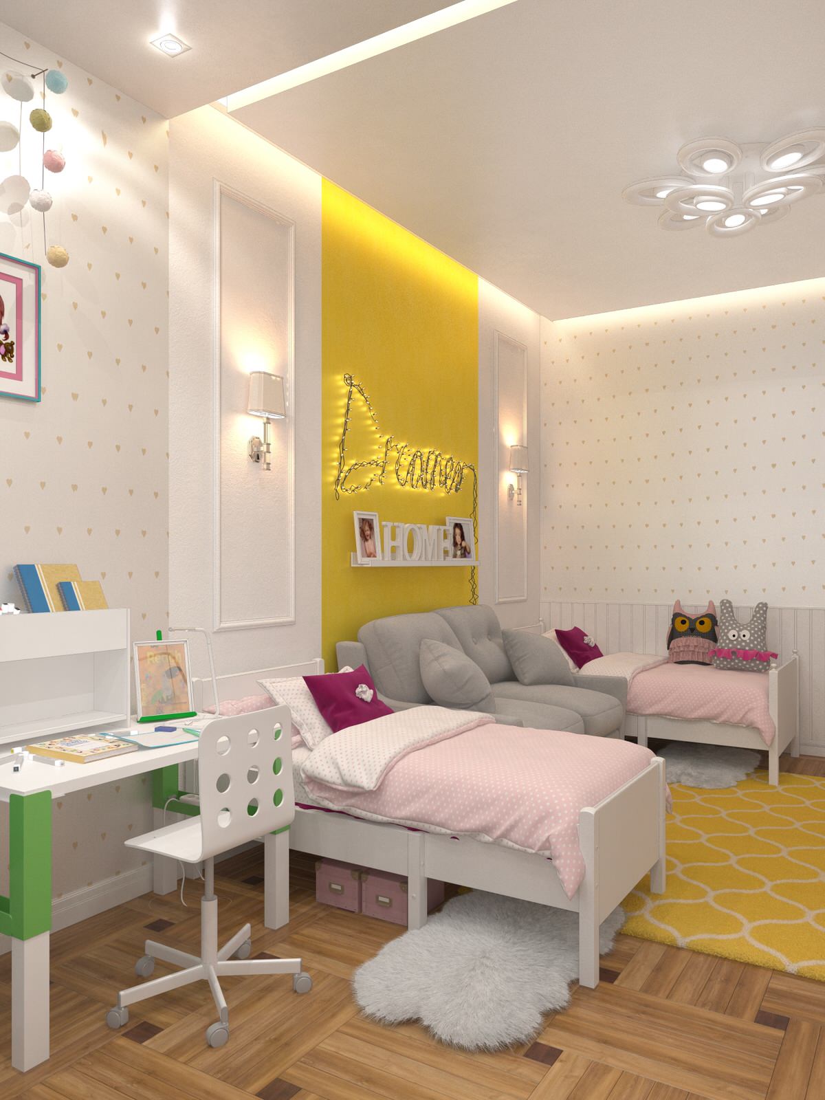 Детская для двух девочек