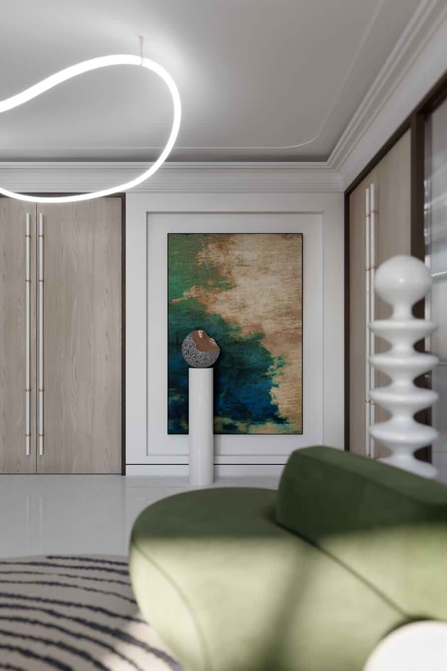 ЖК Янтарный город - (гостиная и кухня)