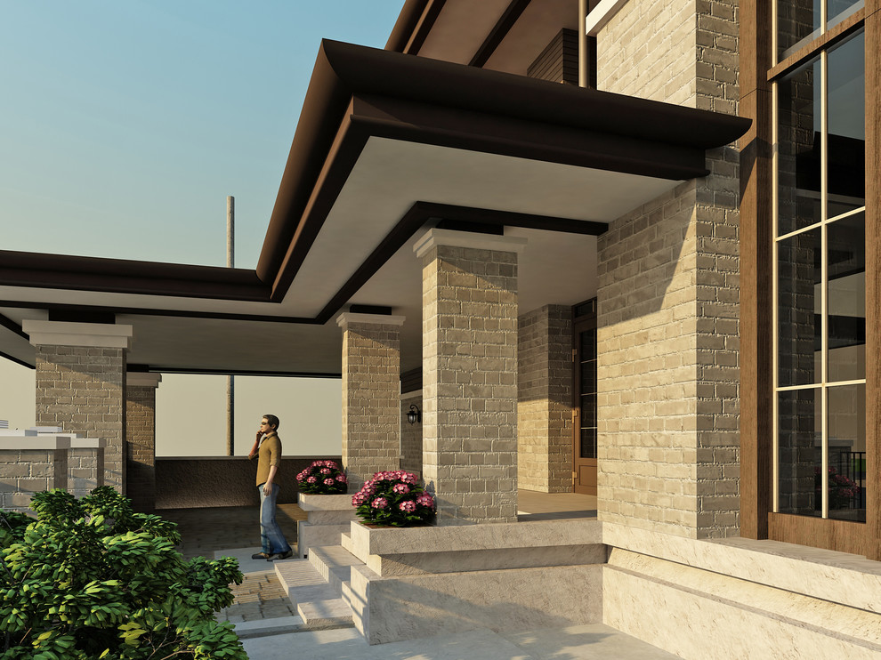 Дом в стиле Л.Райта