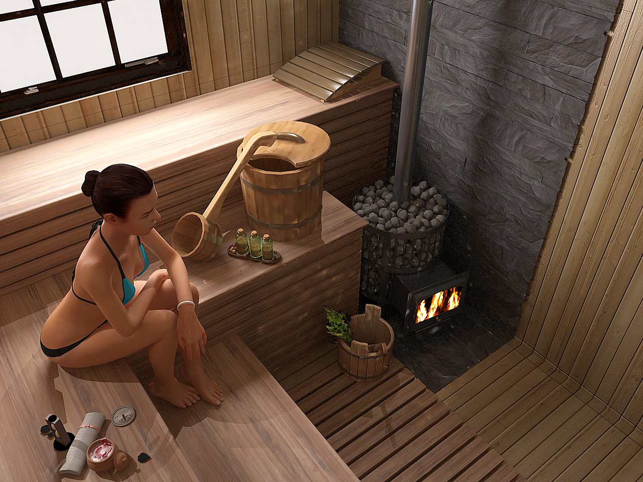 Коттедж. Шале на Волге