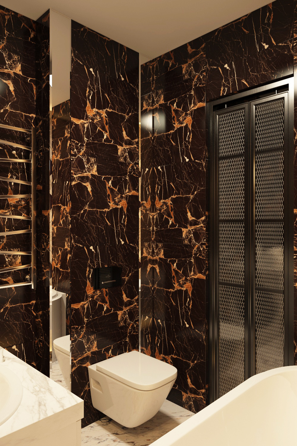 Дизайн интерьера в ЖК Фамилия. Ванная