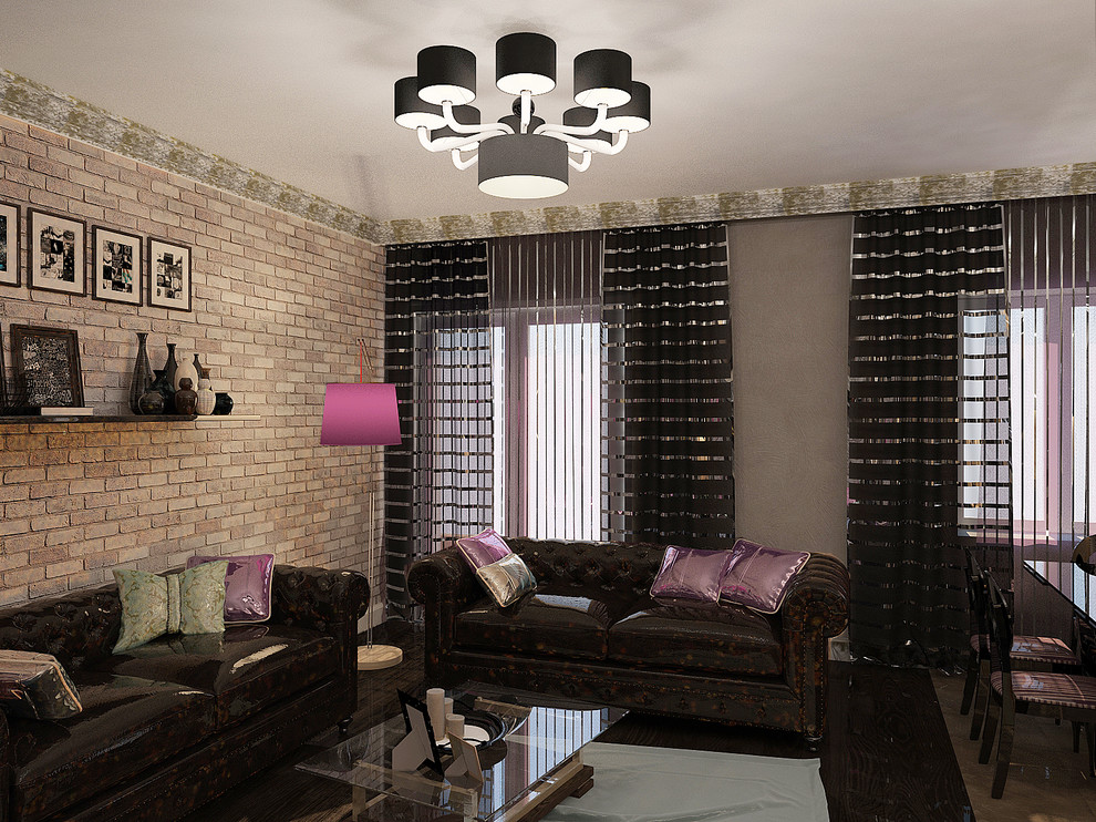 Обложка проекта: Квартира в темных тонах