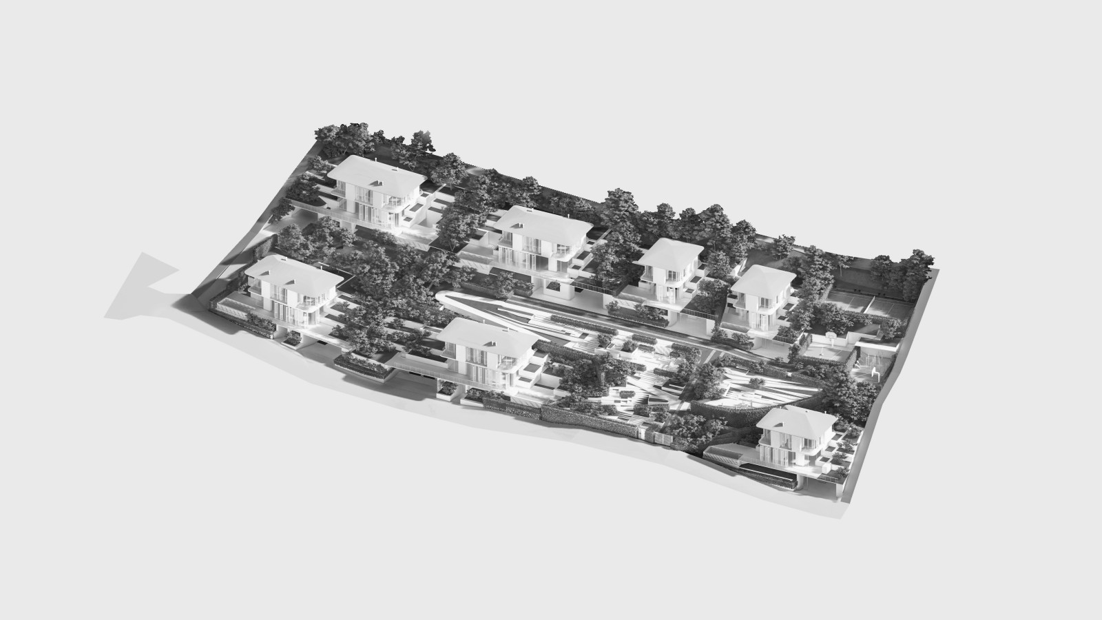 Обложка проекта: Коттеджный поселок в Тивате