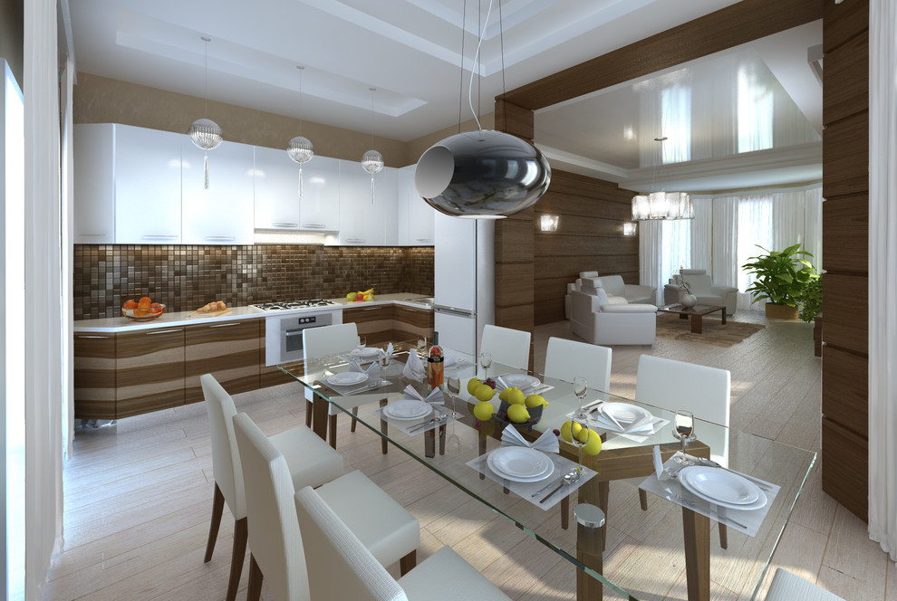 Обложка проекта: Кухня-столовая