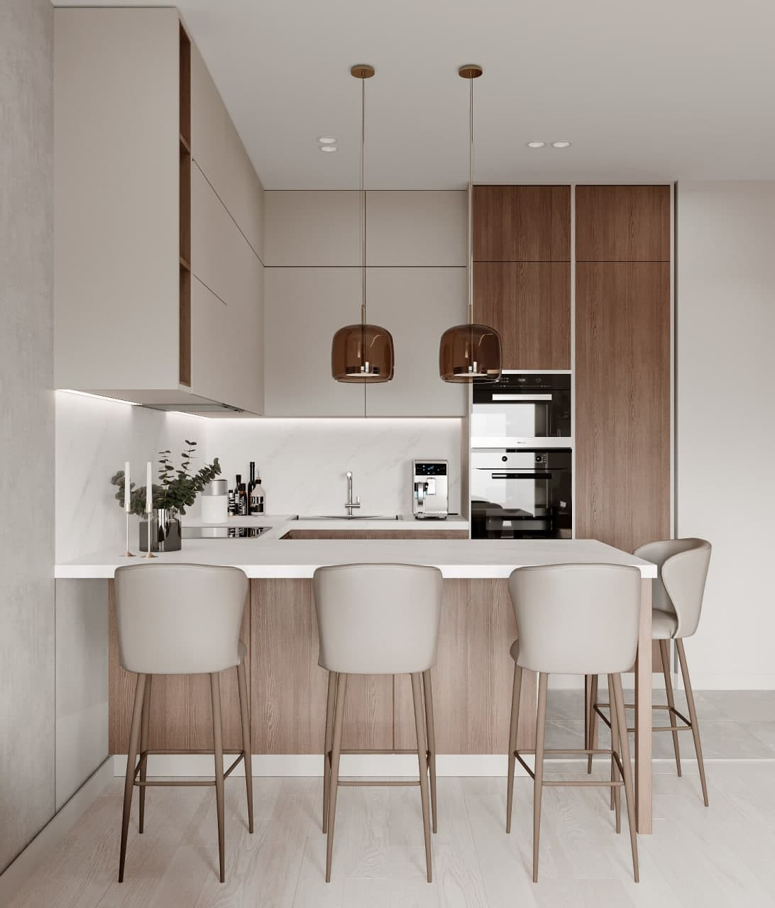 ДИЗАЙН-ПРОЕКТ ИНТЕРЬЕРА КВАРТИРЫ, ЖК GREEN PARK, МОСКВА, 60 М²