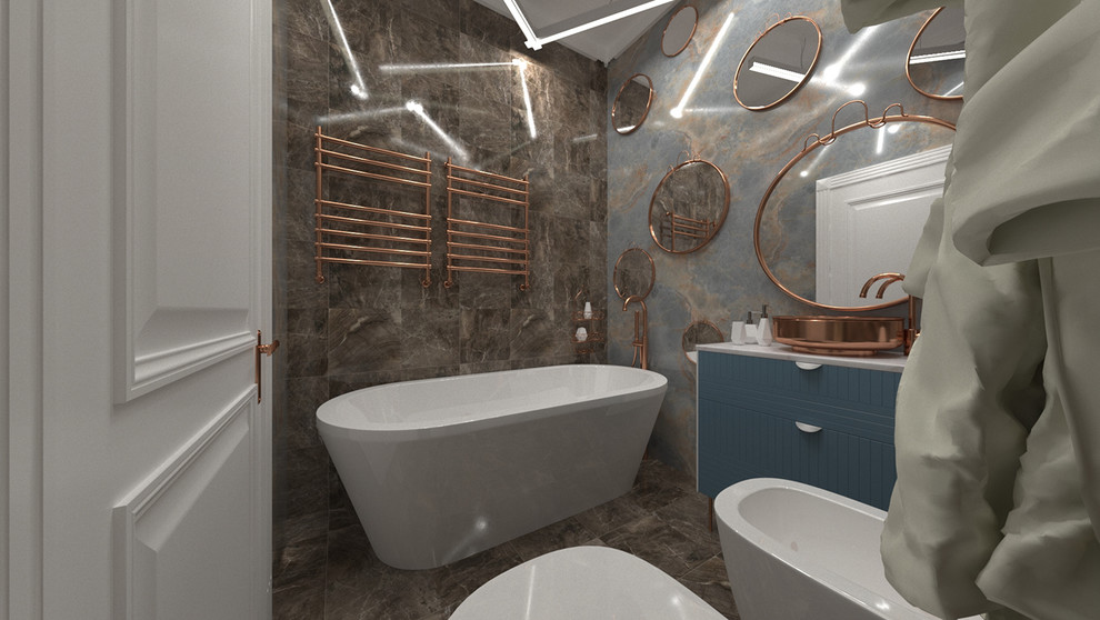 Обложка проекта: Санузел в латуни