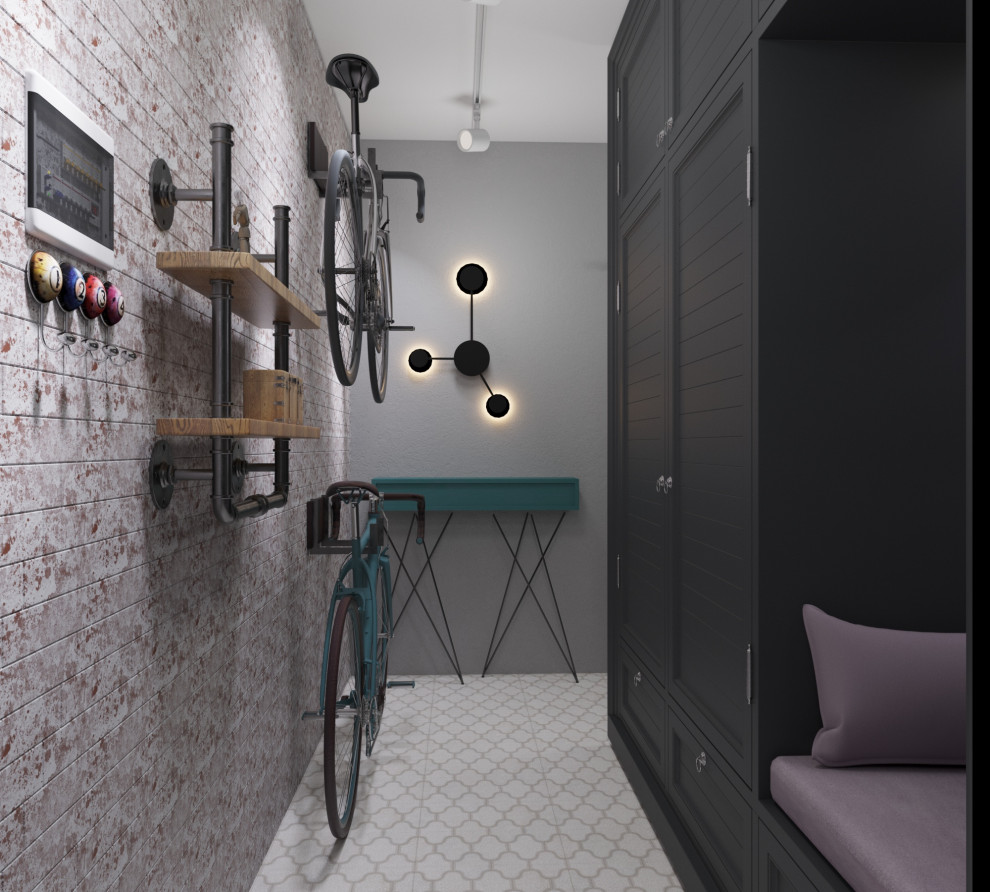 Квартира в стиле эклектики с элементами лофт