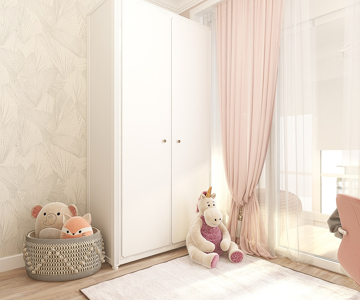 Дизайн-проект спальни для девочки