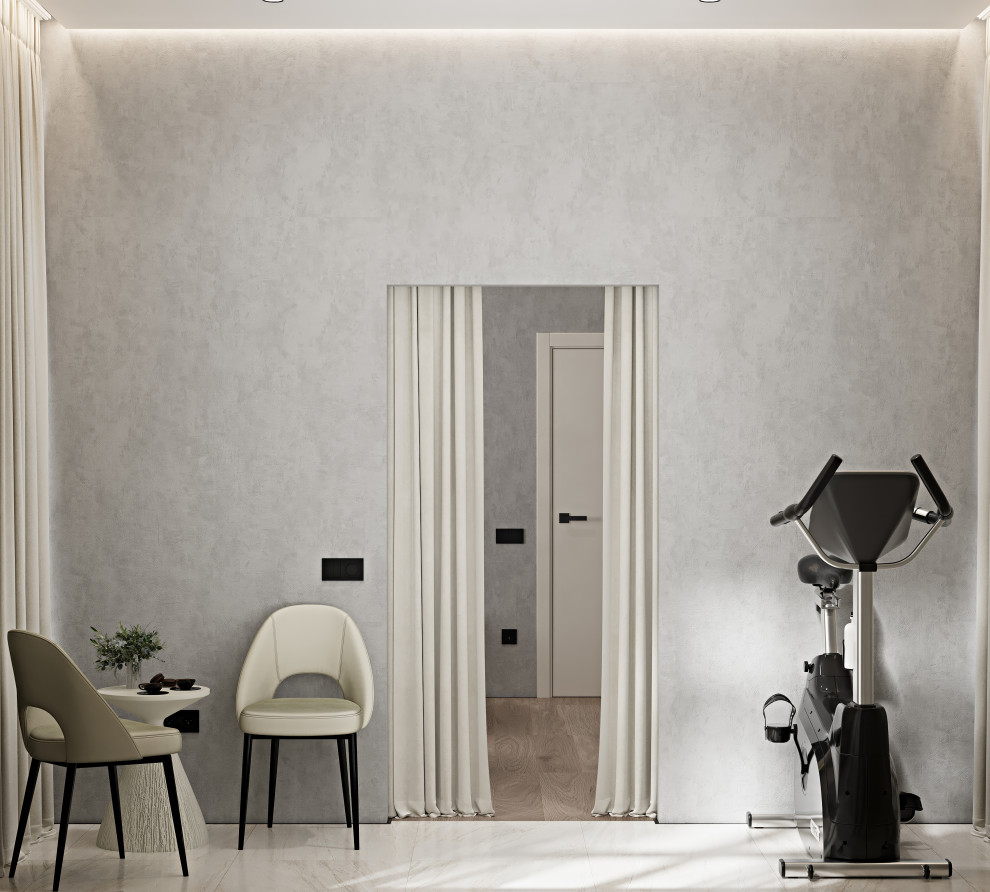 Обложка проекта: Спальня с лоджией 27 кв.м.