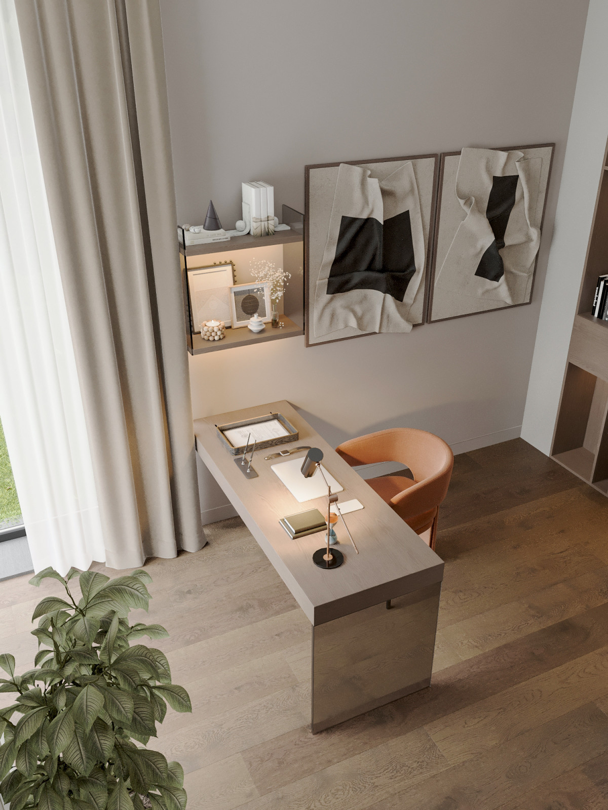 Загородный Дом Кабинет