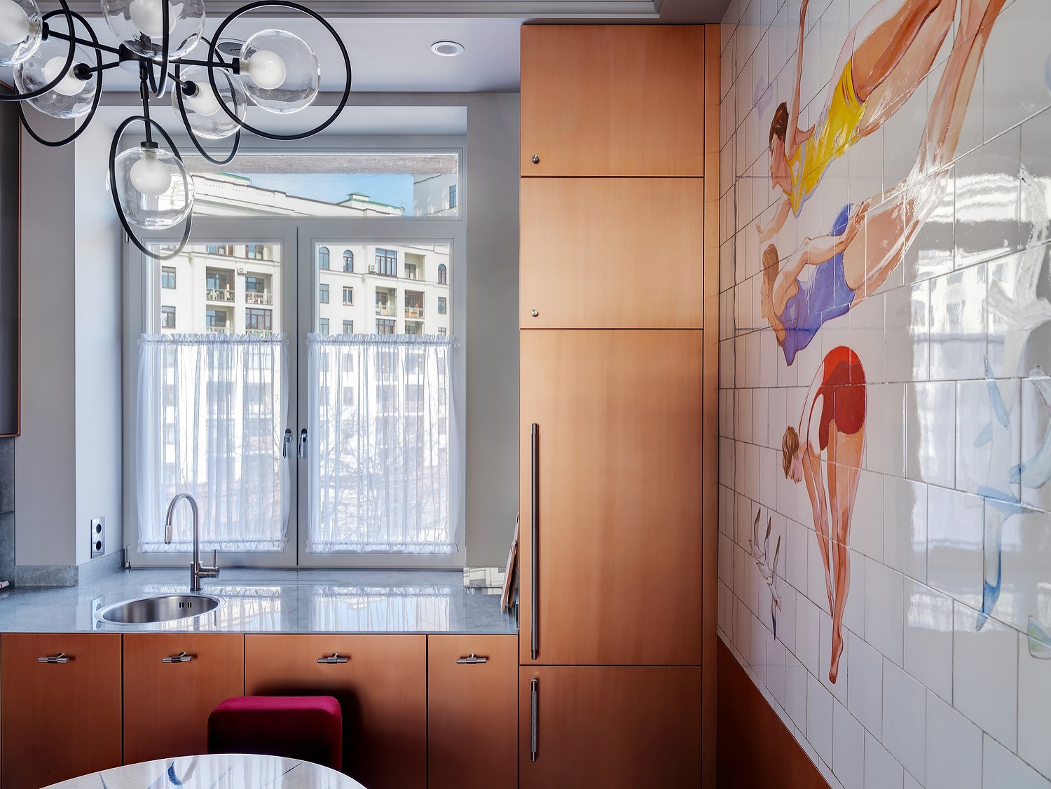 Проект недели: Кухня в высотке на Котельнической набережной