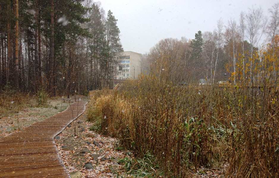 Озеро на Золотодолинской