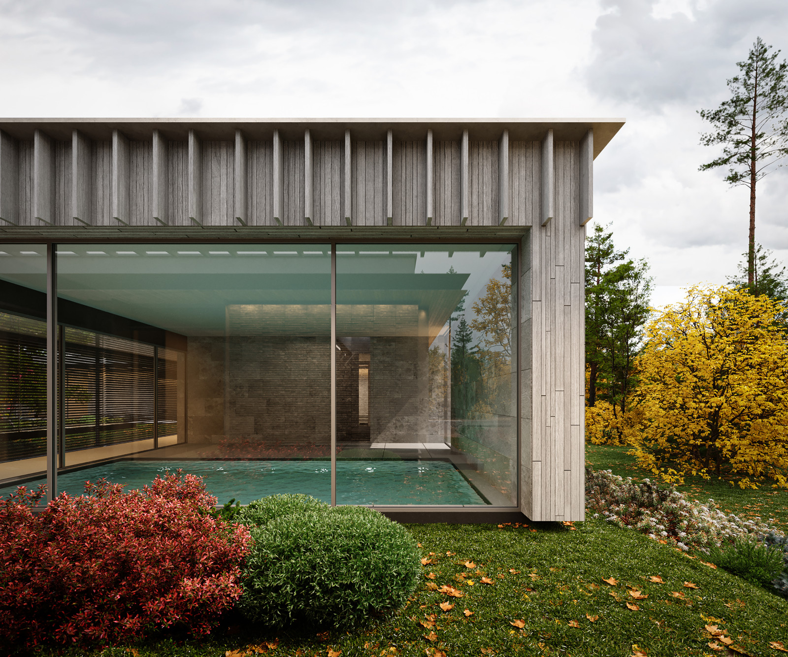 Introspective House рядом с Национальным парком «Лосиный Остров».