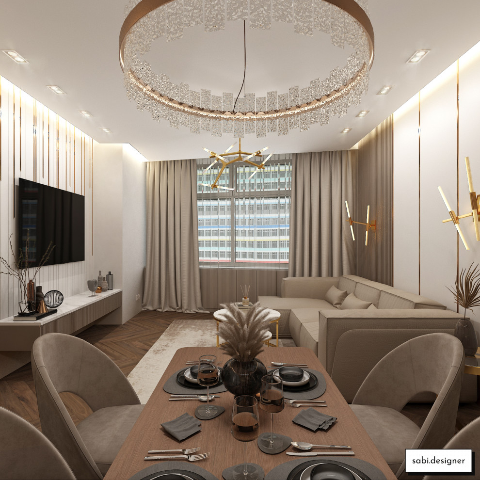 НЕОКЛАССИЧЕСКАЯ КВАРТИРА ЖК ТРИКОЛОР 110 М КВ