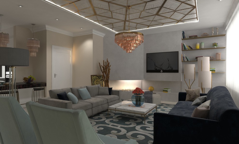 Проект 2 комнатной квартиры в г. Нижний Новгород