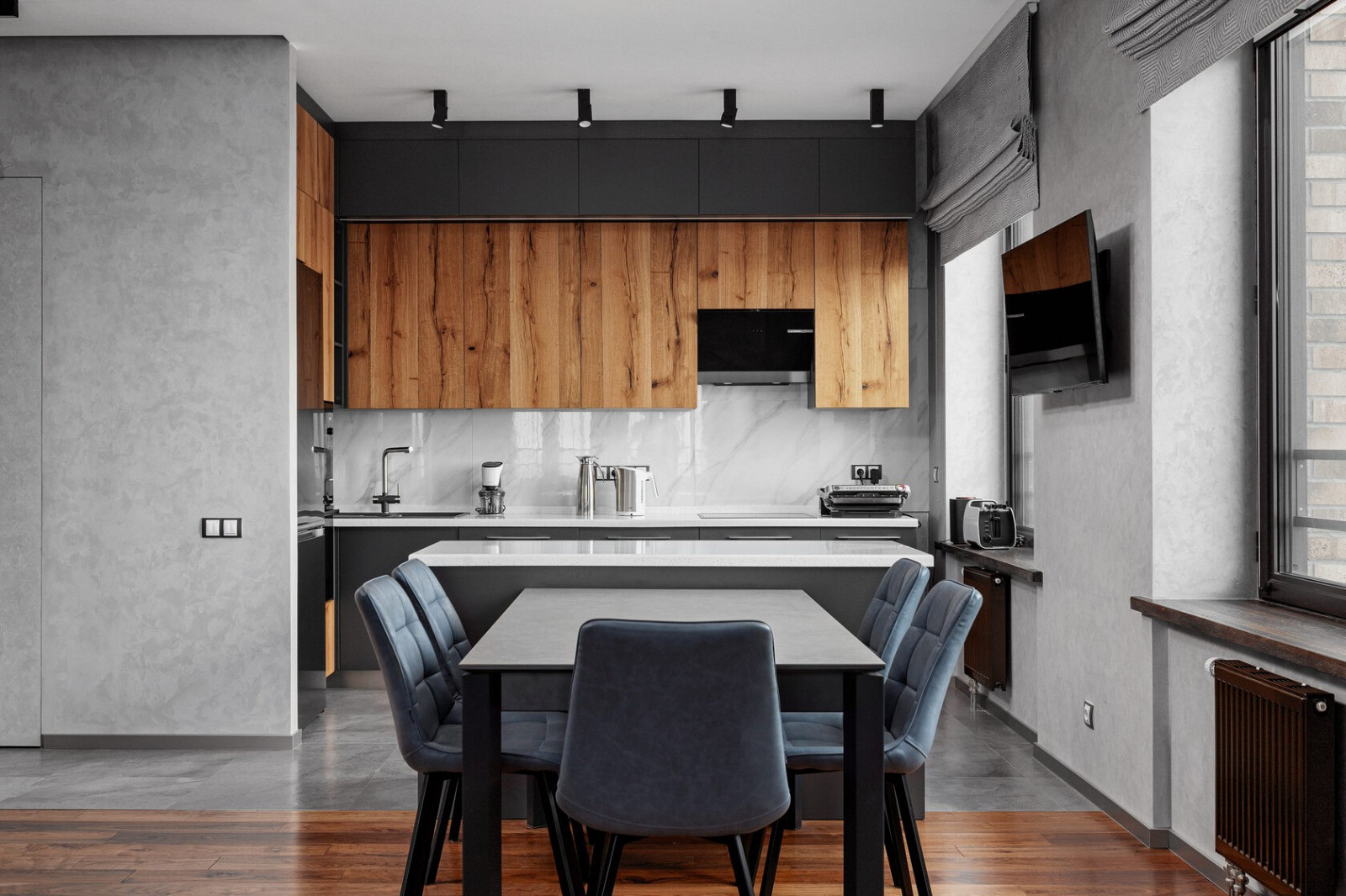 Ремонт кухни-гостиной