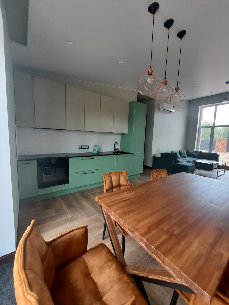 Проект гостиной в коттеджном посёлке "Найди" в Игермане