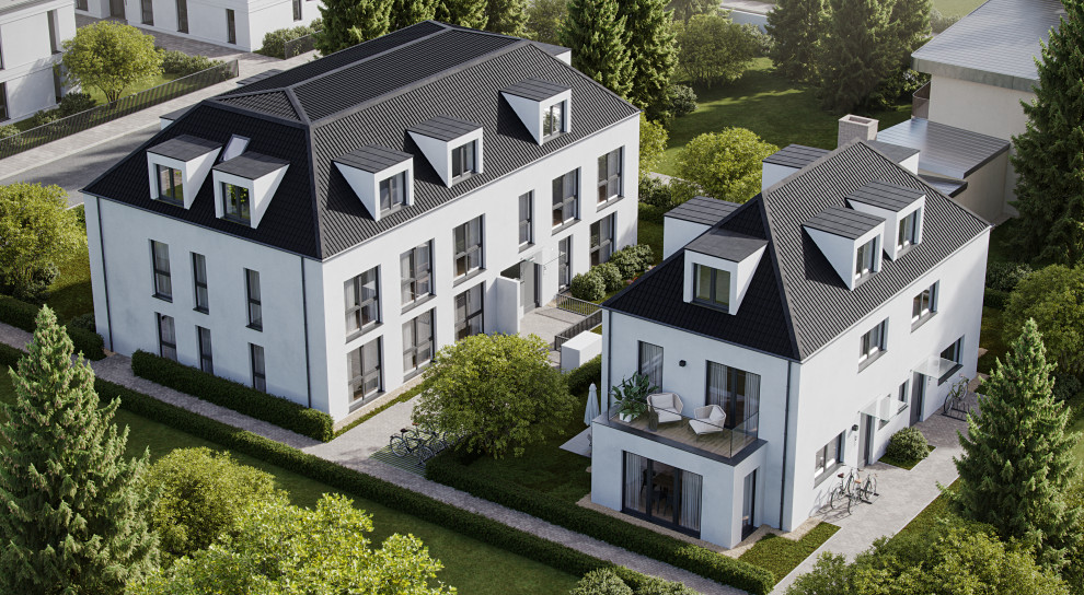 1 Mehrfamilienhaus und 1 Doppelhau