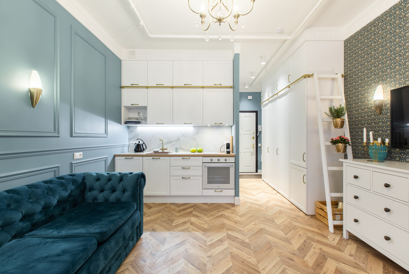 Апартамент на Ходынке в современном британском стиле