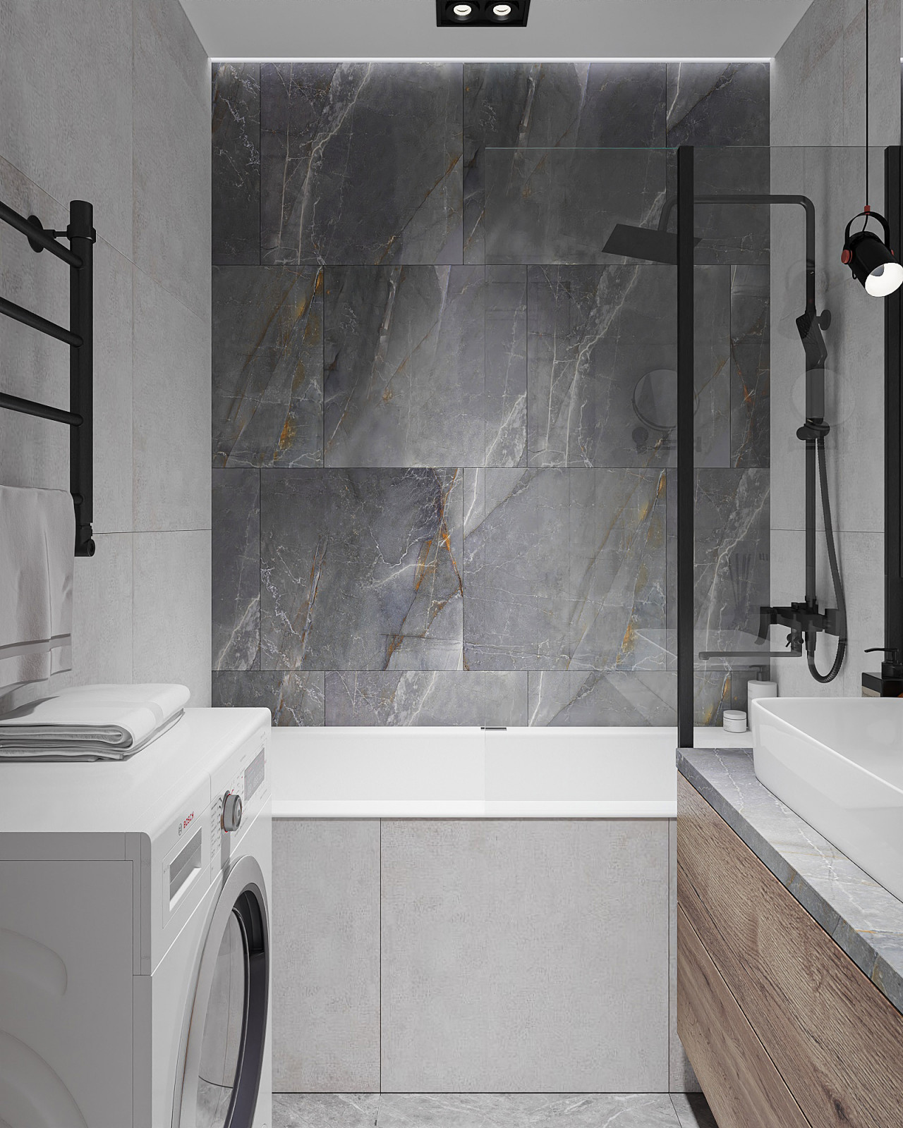 Квартира для одинокого мужчины в стиле лофт