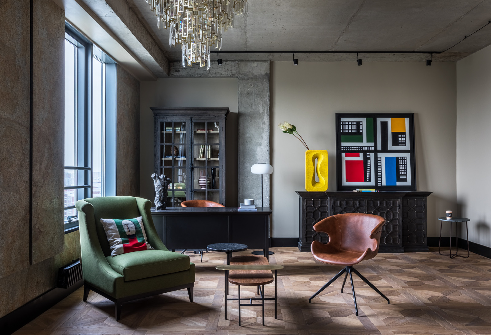 Богемный лофт для работы и жизни