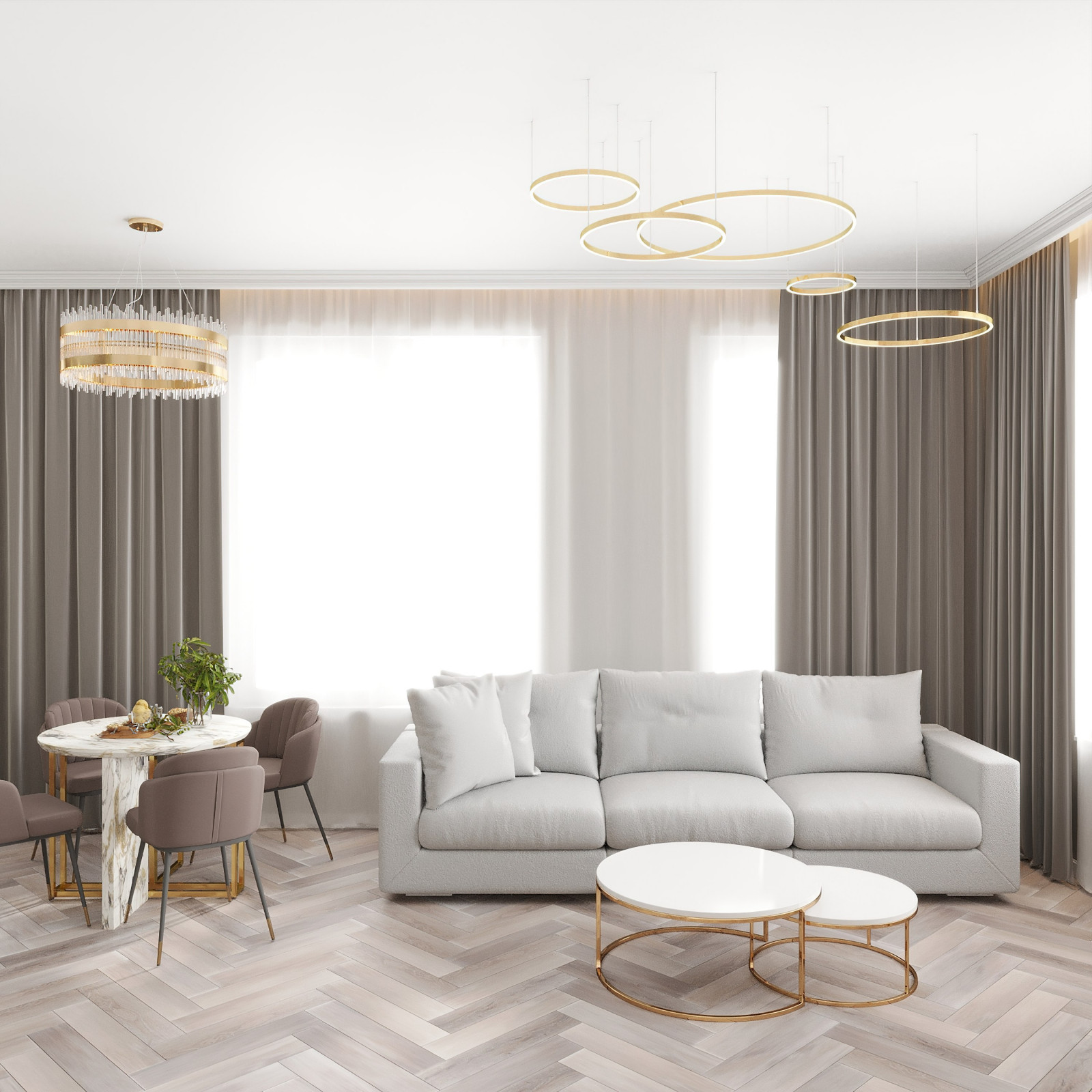 Интерьер квартиры в современном стиле