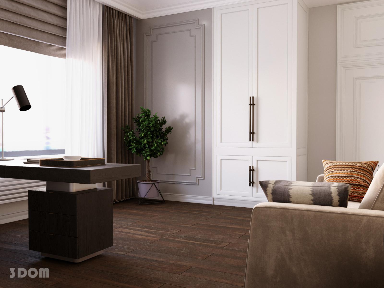 ДОМ КП "ЯНТАРНЫЙ" АКСАЙ 320кв.м | 3DOM