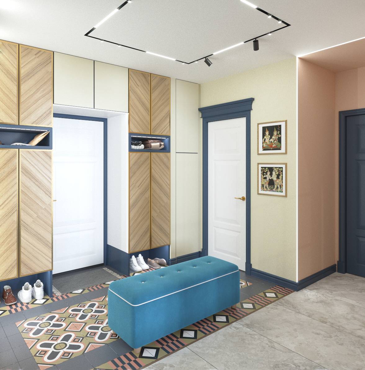 Квартира в стиле ар-деко