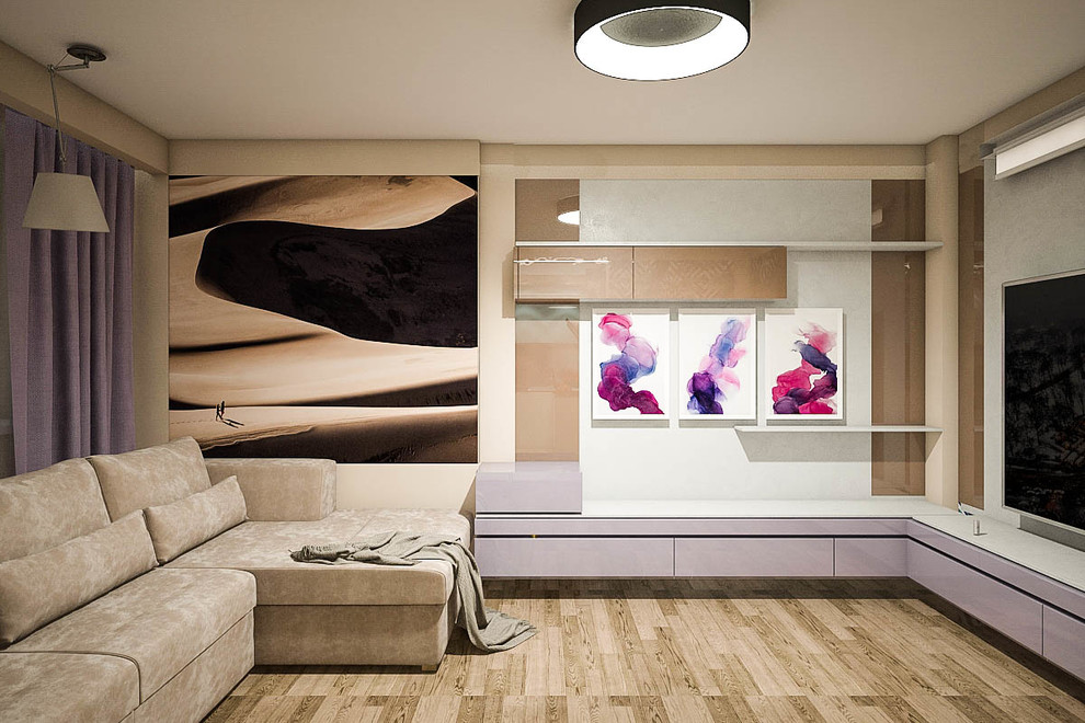 Дизайн-проект для молодой семьи с тремя детьми (жмм)