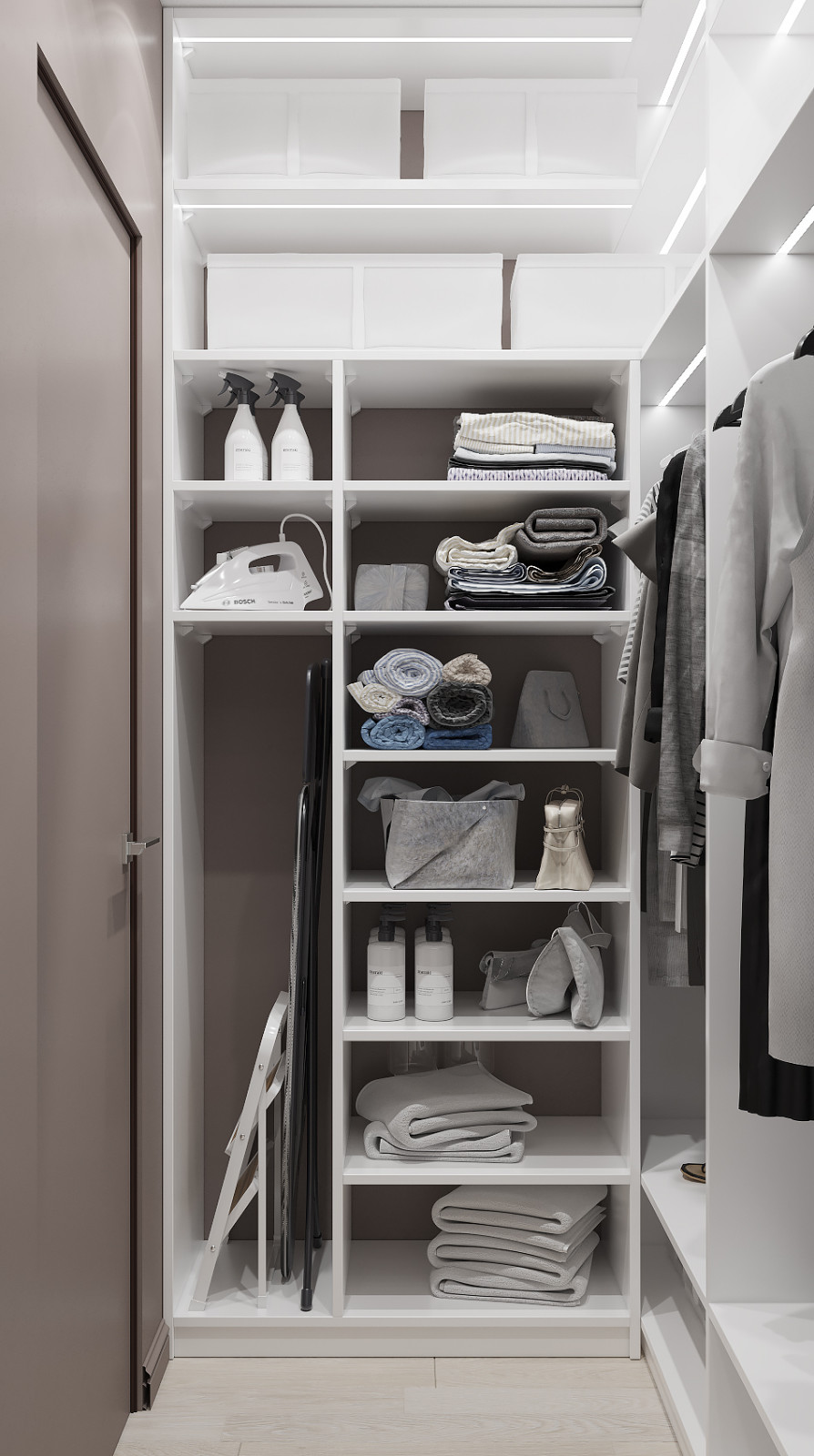 Яркая классика в трехкомнатной квартире