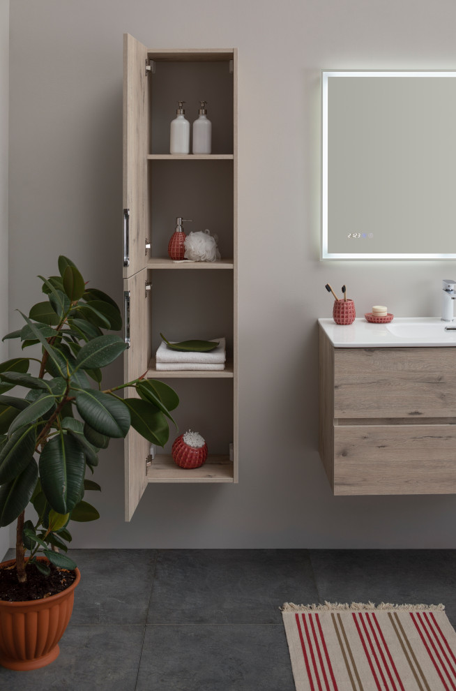 Тумба для ванной комнаты под накладную раковину