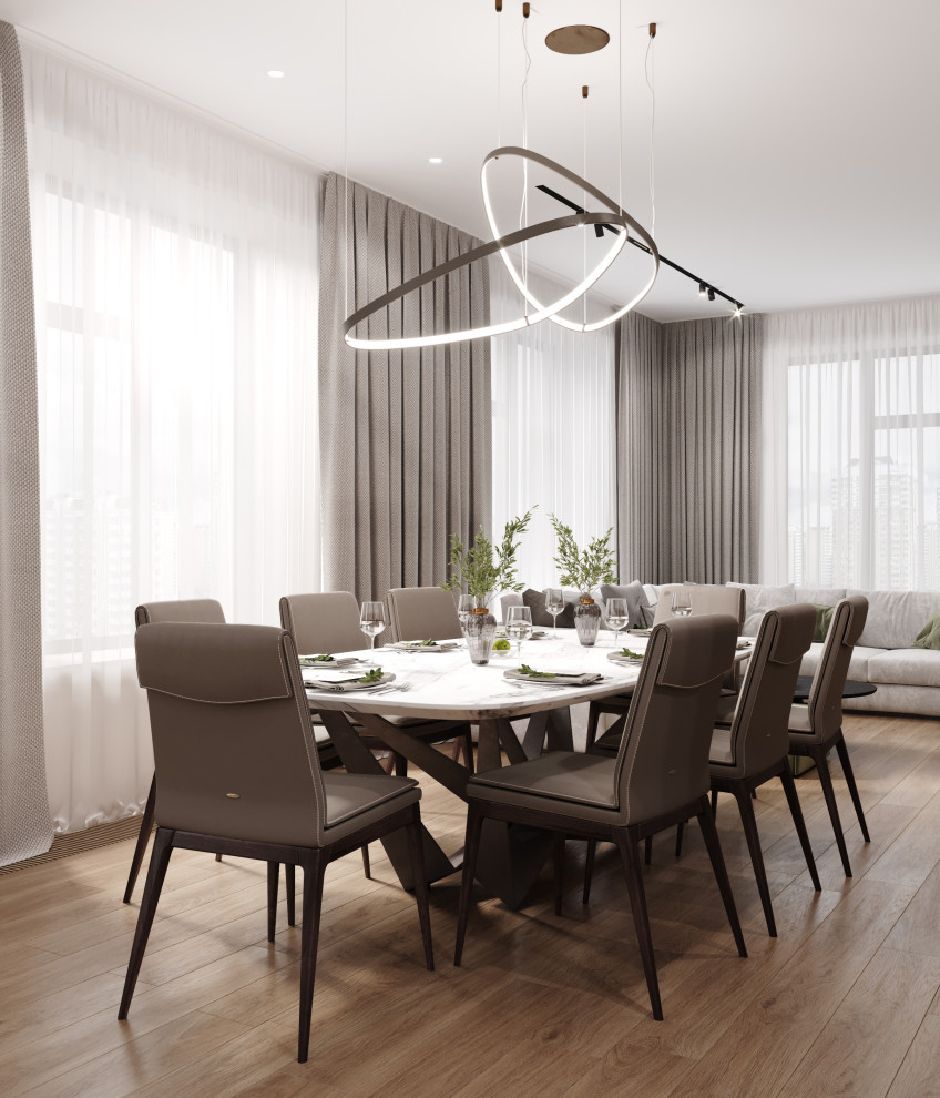 Квартира 127 кв.м. в современном стиле в ЖК Серебряный Парк.