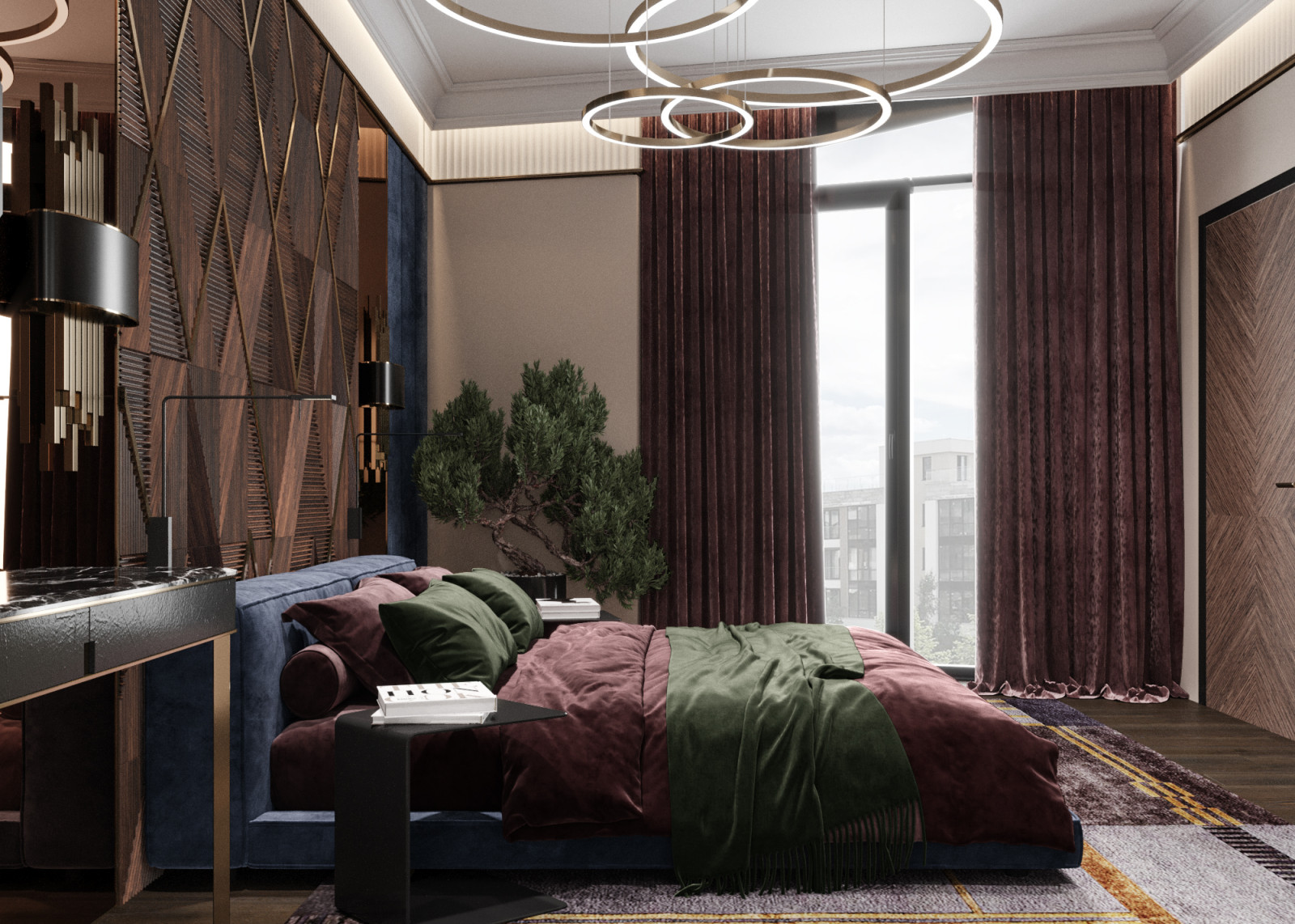 Спальня с мужским характером