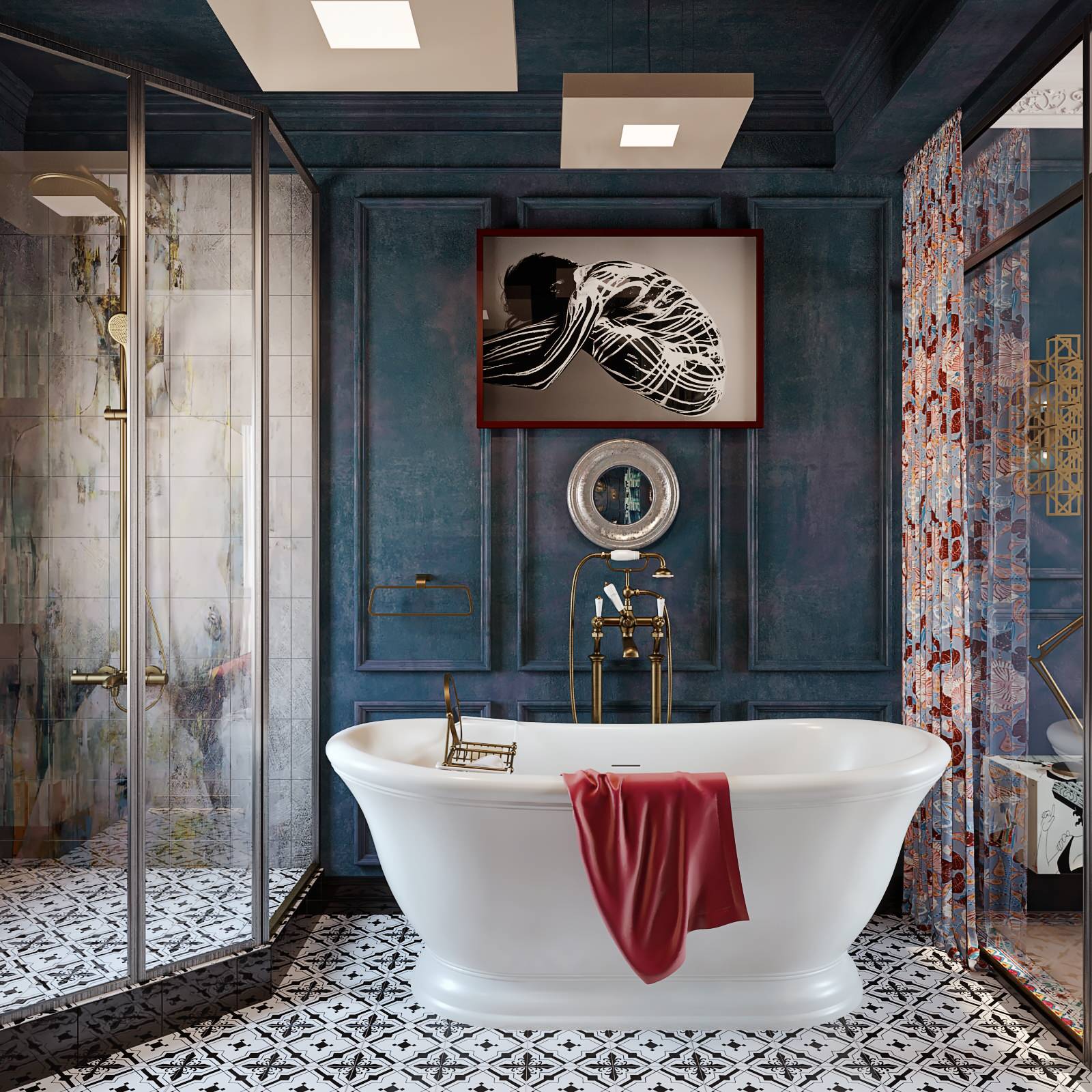 Ванная. Квартира в Испании