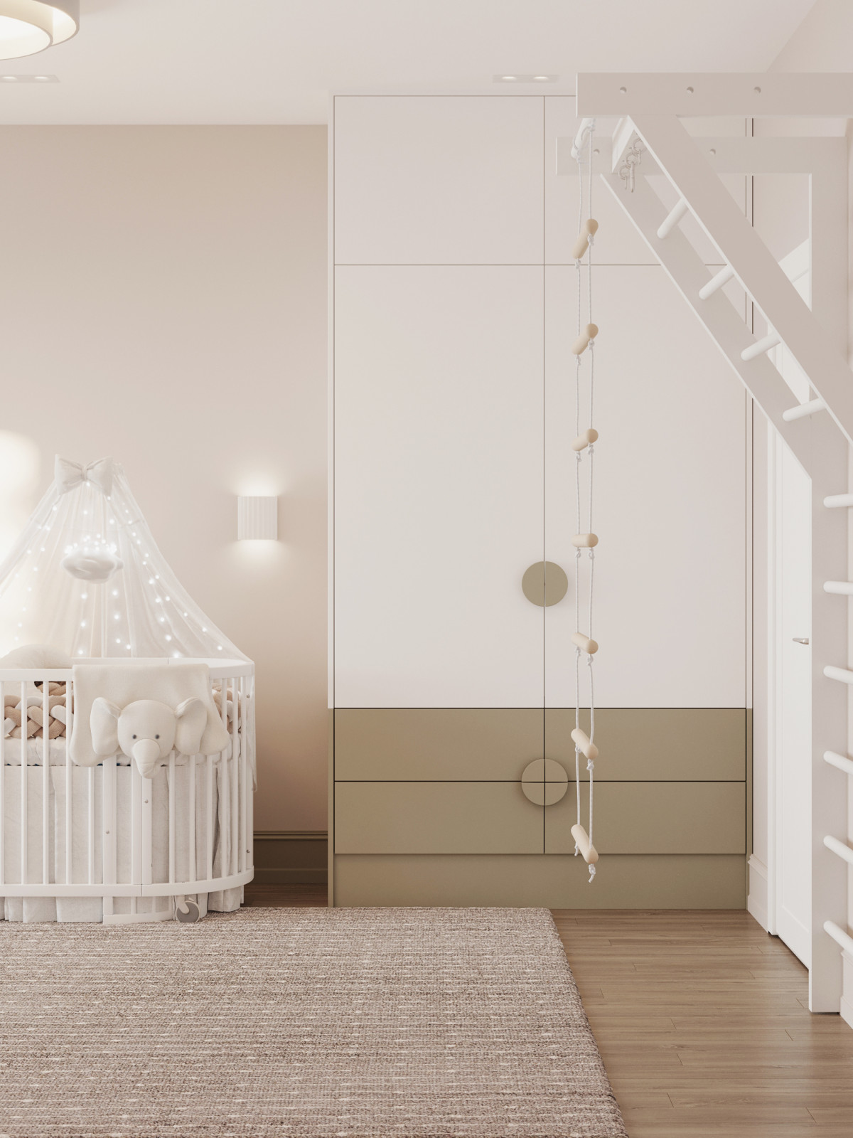 Нежная детская комната