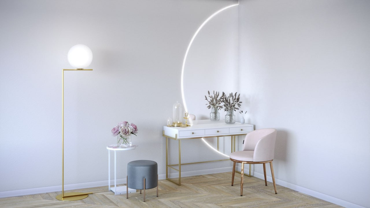 Дамская комната в ЖК Символ