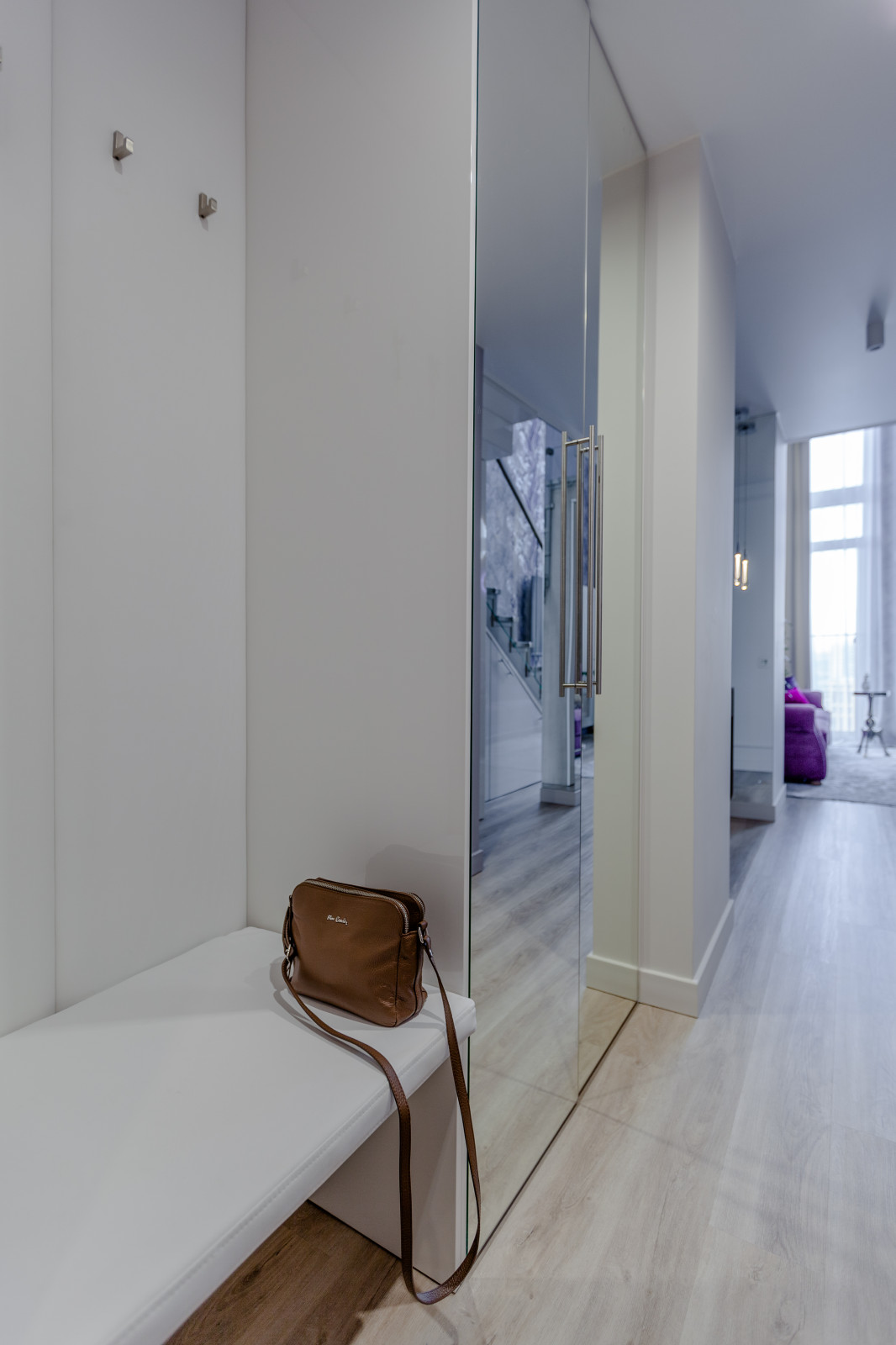 Дизайн-проект пентхауса в ЖК Европейский берег с высотой потолка 5,8 м.